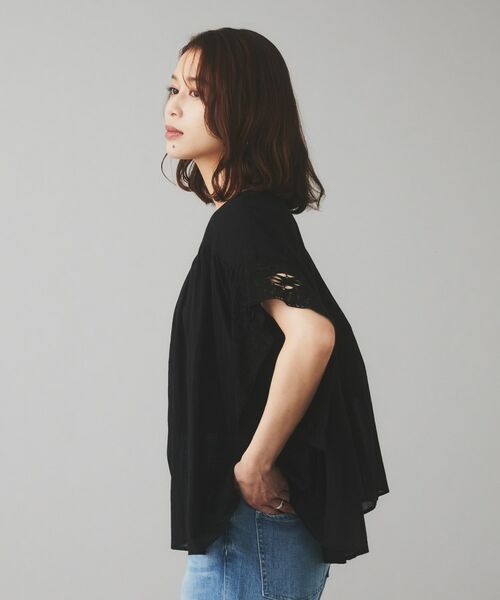 UNTITLED / アンタイトル シャツ・ブラウス | 【Liyoca】コットンシフォン ギャザーブラウス | 詳細7