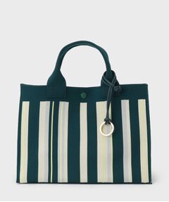 UNTITLED / アンタイトル ハンドバッグ | 【手洗い可】マルチストライプニットバッグ