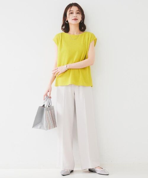 UNTITLED / アンタイトル ハンドバッグ | 【手洗い可】マルチストライプニットバッグ | 詳細10