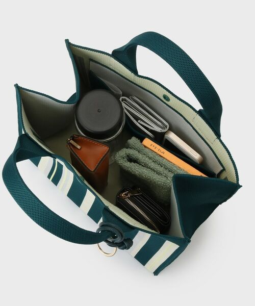 UNTITLED / アンタイトル ハンドバッグ | 【手洗い可】マルチストライプニットバッグ | 詳細8