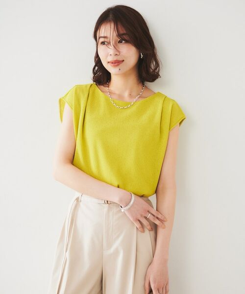 UNTITLED / アンタイトル カットソー | 【ジャージ素材】インナードッキングシアーカットソー | 詳細10