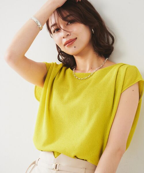 UNTITLED / アンタイトル カットソー | 【ジャージ素材】インナードッキングシアーカットソー | 詳細11