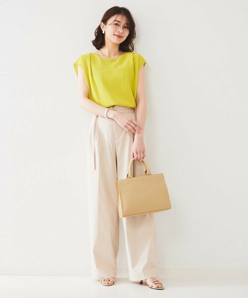 UNTITLED / アンタイトル カットソー | 【ジャージ素材】インナードッキングシアーカットソー | 詳細12