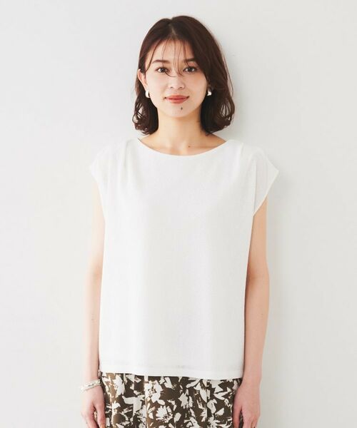 UNTITLED / アンタイトル カットソー | 【ジャージ素材】インナードッキングシアーカットソー | 詳細14