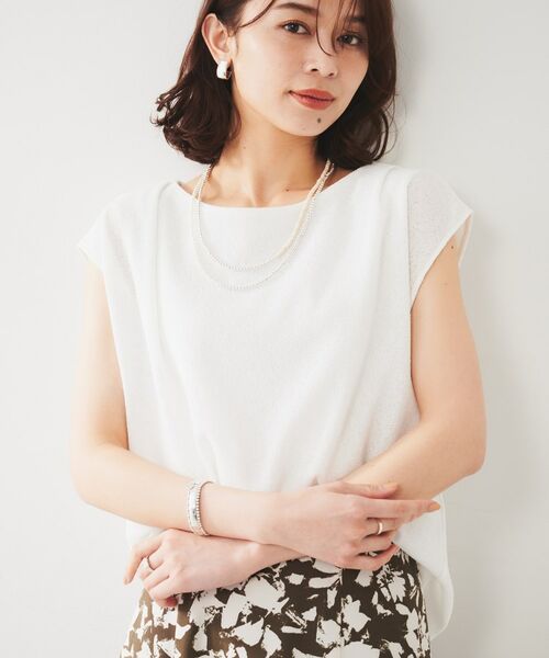 UNTITLED / アンタイトル カットソー | 【ジャージ素材】インナードッキングシアーカットソー | 詳細2