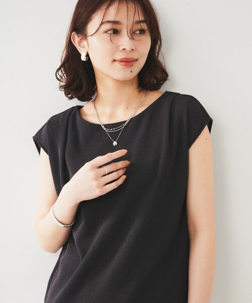 UNTITLED / アンタイトル カットソー | 【ジャージ素材】インナードッキングシアーカットソー | 詳細6