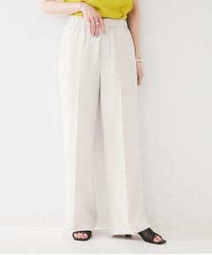 UNTITLED / アンタイトル パンツ | 【接触冷感/UVカット/ウエストゴム】センタープレスツイルパンツ