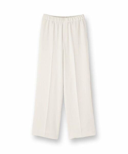 UNTITLED / アンタイトル パンツ | 【接触冷感/UVカット/ウエストゴム】センタープレスツイルパンツ | 詳細1