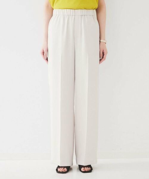 UNTITLED / アンタイトル パンツ | 【接触冷感/UVカット/ウエストゴム】センタープレスツイルパンツ | 詳細10