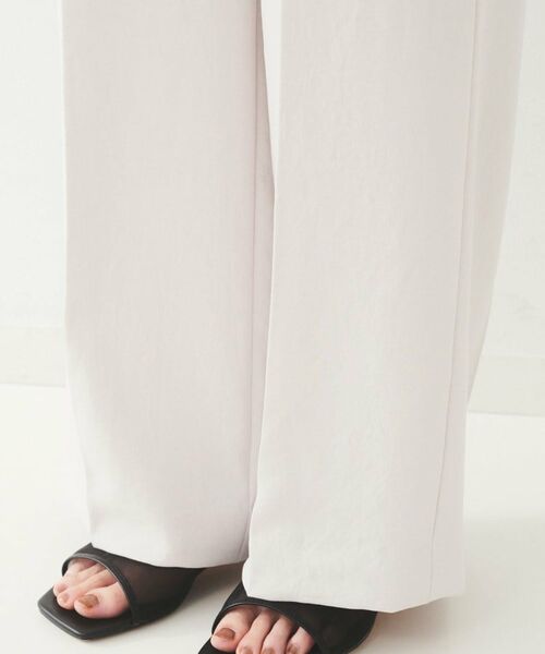 UNTITLED / アンタイトル パンツ | 【接触冷感/UVカット/ウエストゴム】センタープレスツイルパンツ | 詳細15