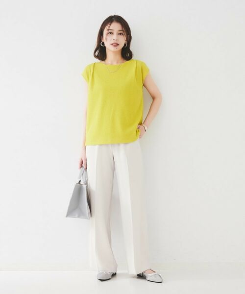 UNTITLED / アンタイトル パンツ | 【接触冷感/UVカット/ウエストゴム】センタープレスツイルパンツ | 詳細8