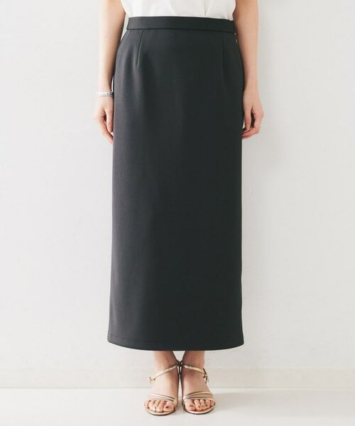 UNTITLED / アンタイトル ロング・マキシ丈スカート | 【後ろウエストゴム/ストレッチ性/オンオフ】ジャージナロースカート | 詳細14