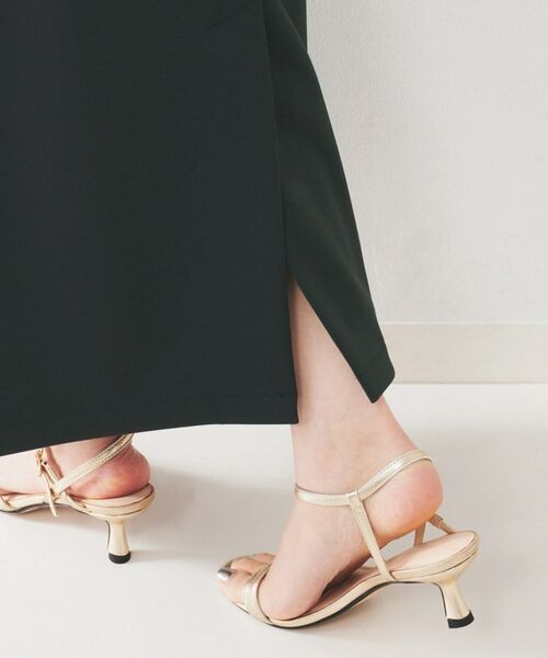 UNTITLED / アンタイトル ロング・マキシ丈スカート | 【後ろウエストゴム/ストレッチ性/オンオフ】ジャージナロースカート | 詳細21