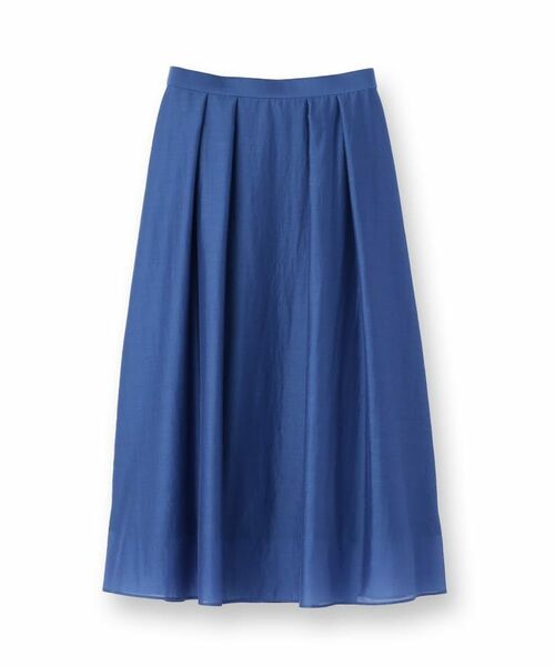 UNTITLED / アンタイトル ロング・マキシ丈スカート | 【後ろウエストゴム/洗える】シアーフレアースカート | 詳細1