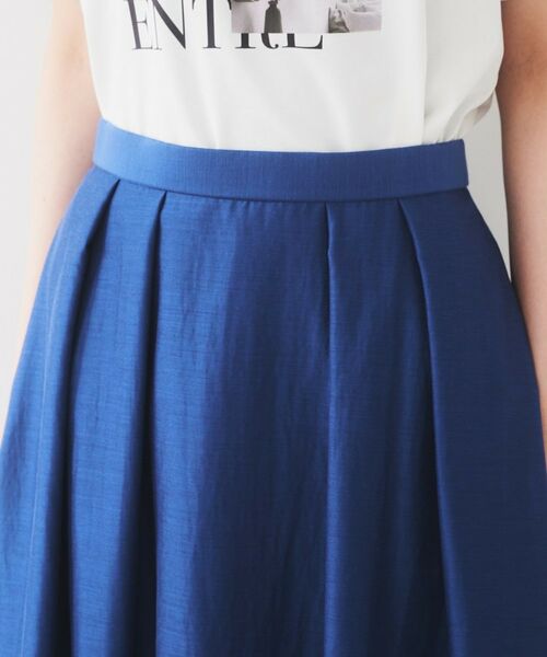 UNTITLED / アンタイトル ロング・マキシ丈スカート | 【後ろウエストゴム/洗える】シアーフレアースカート | 詳細17