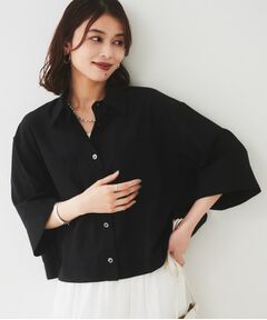 UNTITLED / アンタイトル シャツ・ブラウス | 【前開き/洗える】ショート丈シアーシャツ