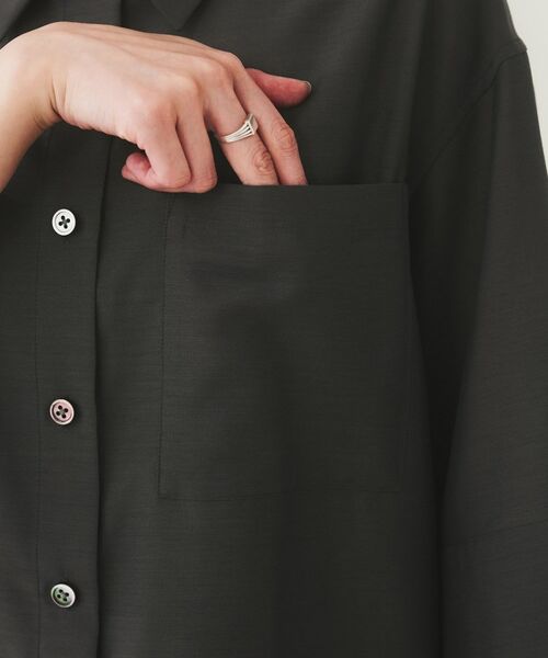 UNTITLED / アンタイトル シャツ・ブラウス | 【前開き/洗える】ショート丈シアーシャツ | 詳細20