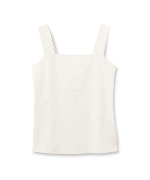 UNTITLED / アンタイトル キャミソール・チューブトップ | 【インナー/スクエアネック/日本製】ソフトベアテンタンクトップ | 詳細1