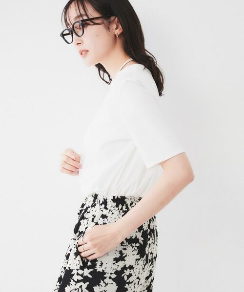 UNTITLED / アンタイトル Tシャツ | 【コットン100/丸首/シンプル】アイスクリアコットン Tシャツ | 詳細3