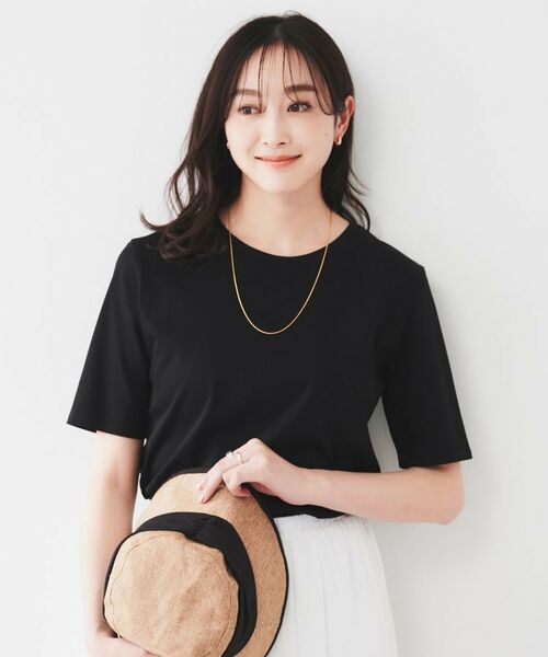 UNTITLED / アンタイトル Tシャツ | 【コットン100/丸首/シンプル】アイスクリアコットン Tシャツ | 詳細6