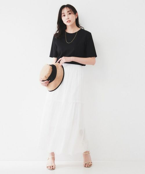 UNTITLED / アンタイトル Tシャツ | 【コットン100/丸首/シンプル】アイスクリアコットン Tシャツ | 詳細8