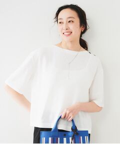 UNTITLED / アンタイトル ニット・セーター | 肩ボタンシアーニット