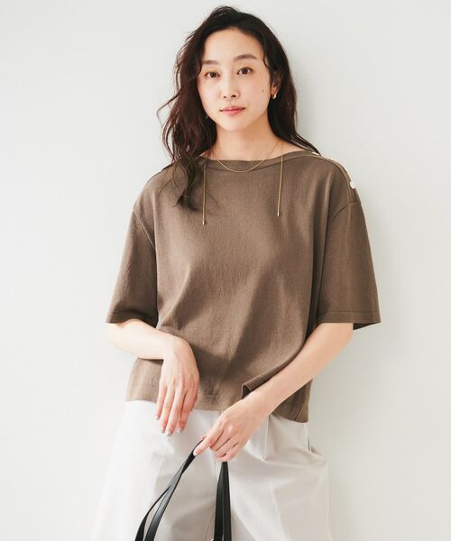 UNTITLED / アンタイトル ニット・セーター | 肩ボタンシアーニット | 詳細10