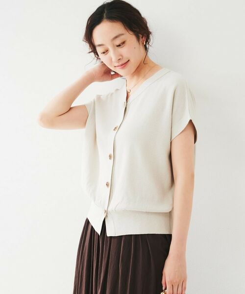 UNTITLED / アンタイトル ニット・セーター | 2WAYフレンチスリーブニット | 詳細15