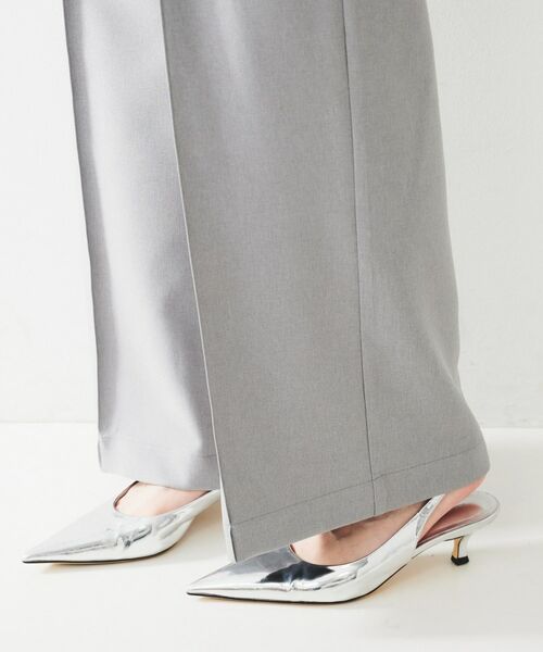 UNTITLED / アンタイトル パンツ | センタープレス ワイドパンツ | 詳細15