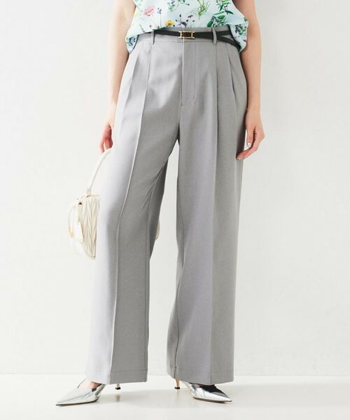 UNTITLED / アンタイトル パンツ | センタープレス ワイドパンツ | 詳細2