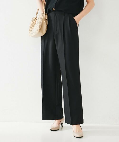 UNTITLED / アンタイトル パンツ | センタープレス ワイドパンツ | 詳細6