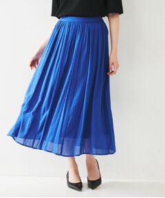 UNTITLED / アンタイトル ロング・マキシ丈スカート | シアーギャザースカート