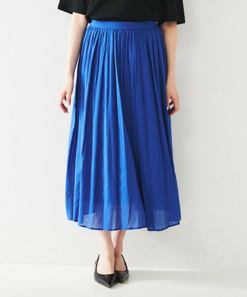 UNTITLED / アンタイトル ロング・マキシ丈スカート | シアーギャザースカート | 詳細10