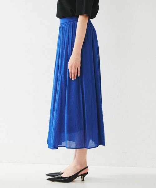 UNTITLED / アンタイトル ロング・マキシ丈スカート | シアーギャザースカート | 詳細15
