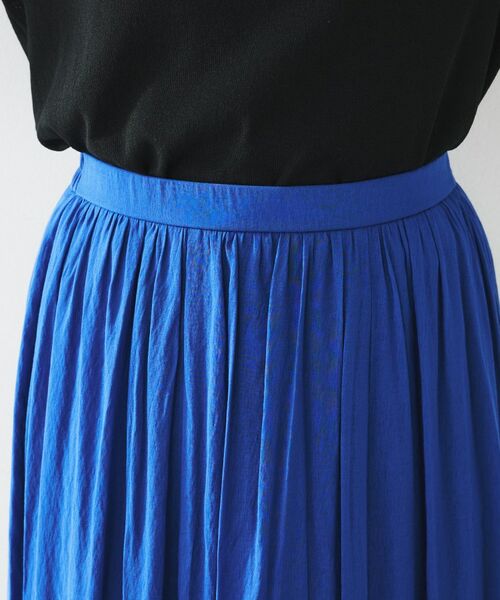 UNTITLED / アンタイトル ロング・マキシ丈スカート | シアーギャザースカート | 詳細17