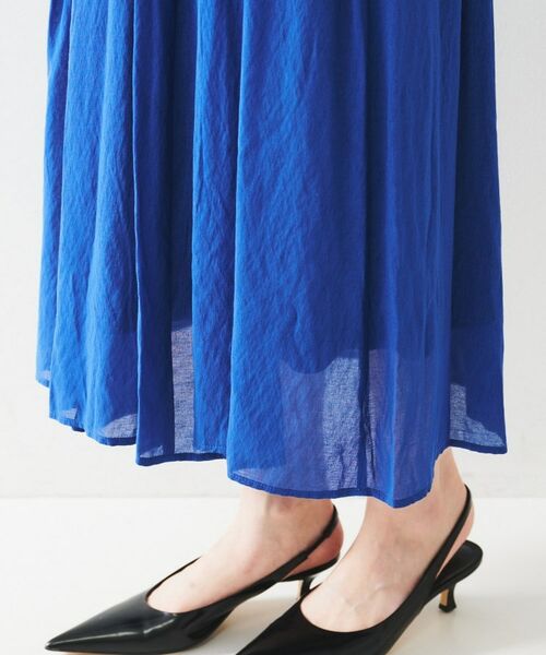 UNTITLED / アンタイトル ロング・マキシ丈スカート | シアーギャザースカート | 詳細19