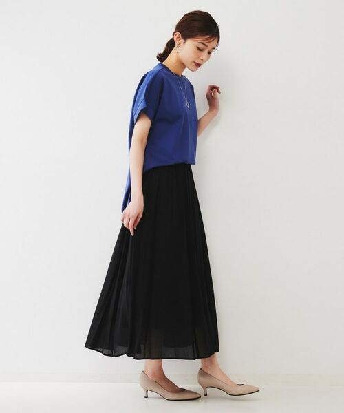 UNTITLED / アンタイトル ロング・マキシ丈スカート | シアーギャザースカート | 詳細4