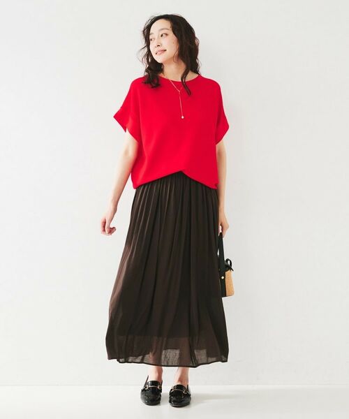 UNTITLED / アンタイトル ロング・マキシ丈スカート | シアーギャザースカート | 詳細8