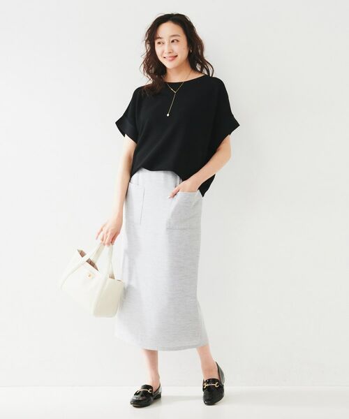 UNTITLED / アンタイトル スカート | パッチポケット付きナロータイトスカート | 詳細4