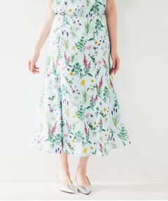 UNTITLED / アンタイトル ロング・マキシ丈スカート | ボタニカルプリント マーメイドスカート