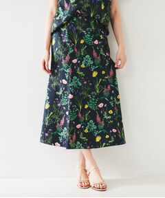 UNTITLED / アンタイトル ロング・マキシ丈スカート | ボタニカルプリント マーメイドスカート