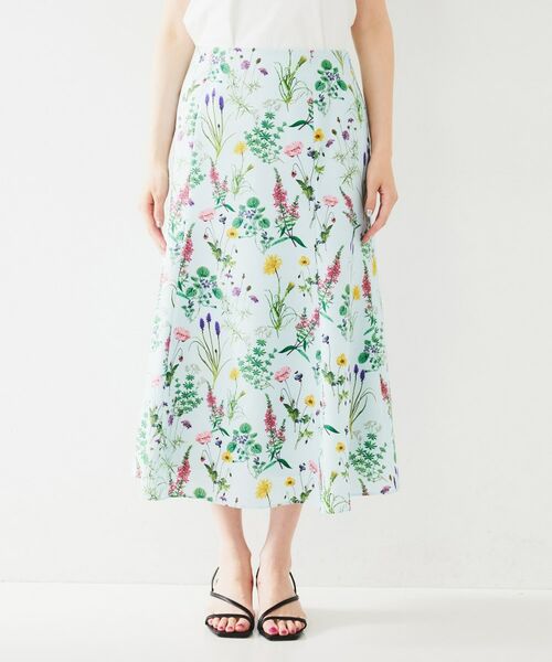 UNTITLED / アンタイトル ロング・マキシ丈スカート | ボタニカルプリント マーメイドスカート | 詳細15