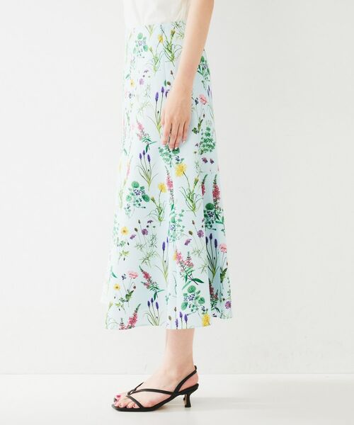 UNTITLED / アンタイトル ロング・マキシ丈スカート | ボタニカルプリント マーメイドスカート | 詳細16