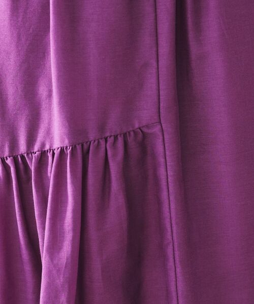 UNTITLED / アンタイトル スカート | 綿シルク変形ティアードスカート | 詳細9
