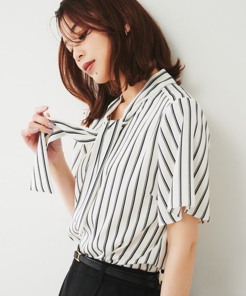 UNTITLED / アンタイトル シャツ・ブラウス | 袖ラッフルボウタイブラウス | 詳細3