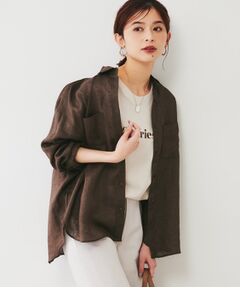 UNTITLED / アンタイトル シャツ・ブラウス | 【麻100/洗える/前開きシャツ】ドライリネンシャツ