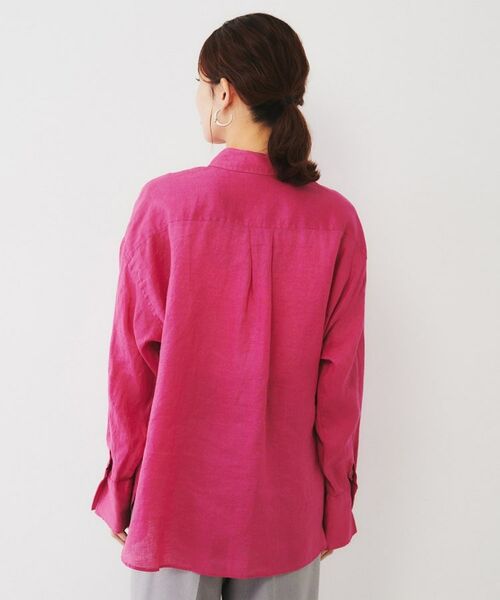 UNTITLED / アンタイトル シャツ・ブラウス | 【麻100/洗える/前開きシャツ】ドライリネンシャツ | 詳細16