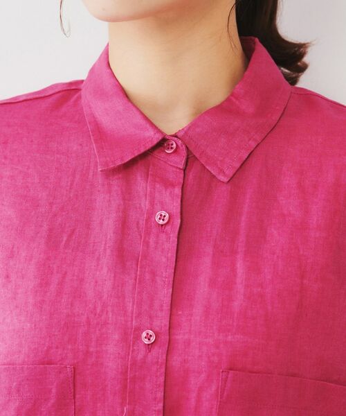 UNTITLED / アンタイトル シャツ・ブラウス | 【麻100/洗える/前開きシャツ】ドライリネンシャツ | 詳細17