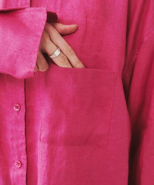 UNTITLED / アンタイトル シャツ・ブラウス | 【麻100/洗える/前開きシャツ】ドライリネンシャツ | 詳細18
