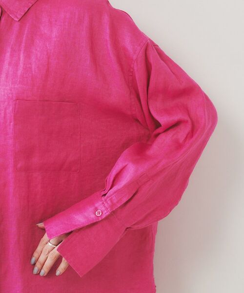 UNTITLED / アンタイトル シャツ・ブラウス | 【麻100/洗える/前開きシャツ】ドライリネンシャツ | 詳細19